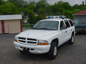 Fully outfitted Police cruiser